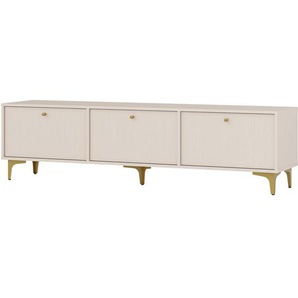 TV-Schrank mit seesternförmigen Beinen TOKYO 180 cm Beige Sand