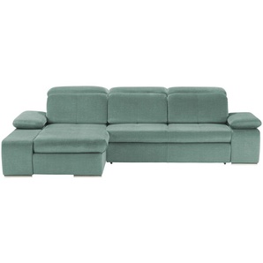 Twist Ecksofa aus Mikrofaser Avilla - türkis/petrol - Materialmix - 285 cm - 86 cm - 187 cm | Möbel Kraft