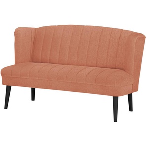 Twist Küchensofa Samt Rina - orange - Materialmix - 156 cm - 92 cm - 76 cm | Möbel Kraft