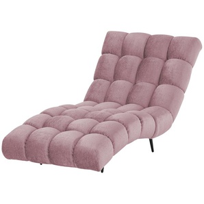 Twist Relaxliege Delphi - rosa/pink - Materialmix - 80 cm - 91 cm - 166 cm | Möbel Kraft