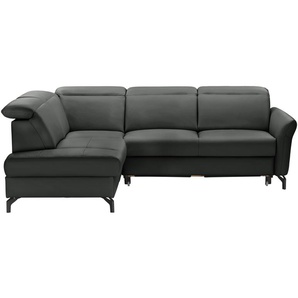 uno Ecksofa  Basel ¦ schwarz ¦ Maße (cm): B: 243 H: 100 T: 200