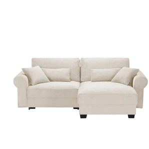 uno Ecksofa beidseitig montierbar Angelina klein ¦ creme ¦ Maße (cm): B: 255 H: 92 T: 185