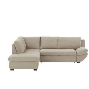 uno  Ecksofa   Corsica ¦ beige ¦ Maße (cm): B: 262 H: 90 T: 206