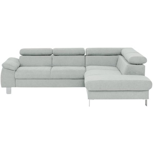 uno Ecksofa  Micky ¦ grau ¦ Maße (cm): B: 249 H: 72 T: 207