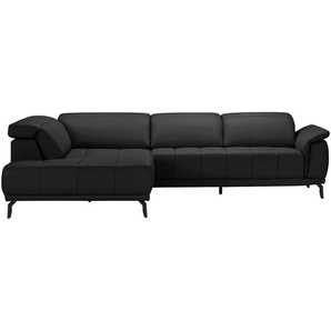 Ecksofa  Palermo ¦ schwarz ¦ Maße (cm): B: 310 H: 82 T: 233