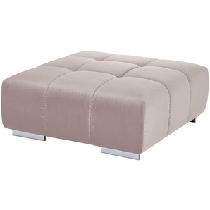 uno Hocker aus Samt  Origo ¦ rosa/pink ¦ Maße (cm): B: 103 H: 42 T: 103