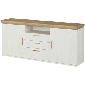 uno Sideboard  Jorvic ¦ weiß ¦ Maße (cm): B: 194 H: 83 T: 45