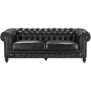 uno Sofa im Vintagelook Chesterfield ¦ grün ¦ Maße (cm): B: 230 H: 100 T: 80