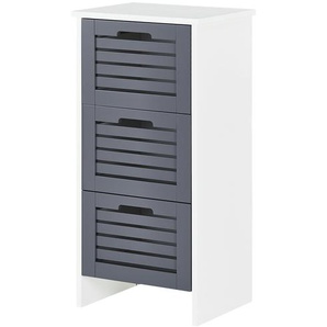 Primo Unterschrank - grau - Materialmix - 37,5 cm - 76 cm - 28 cm | Möbel Kraft