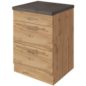 Unterschrank Sorrento II 50 x 85 x 60cm Braun