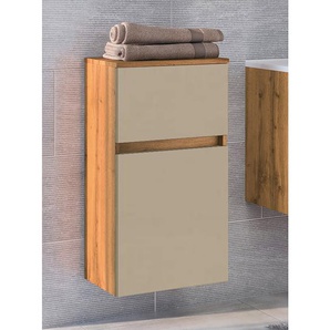 Unterschrank 40 x 79 x 35cm Braun/Beige