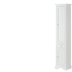 VAN HECK Hochschrank - weiß - Materialmix - 44 cm - 220 cm - 37 cm | Möbel Kraft