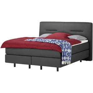 vanDoorn Boxspringbett  Earl ¦ grau ¦ Maße (cm): B: 216 H: 126