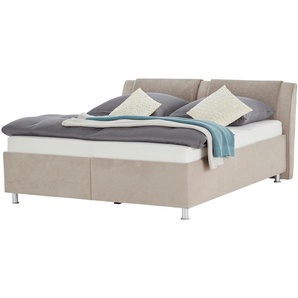 vanDoorn Polsterbett mit Bettkasten Talea - beige - Materialmix - 172 cm - 98 cm | Möbel Kraft