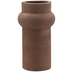 HOME STORY Vase - braun - Aluminium - 27 cm - [15.0] | Möbel Kraft