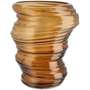 Vase - braun - Glas - 25,5 cm - [20.8] | Möbel Kraft