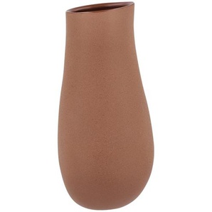 Vase - braun - Steinzeug - 34,5 cm - [17.0] | Möbel Kraft