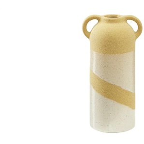 Vase | gelb | Steingut | 20,7 cm | [10.6] |