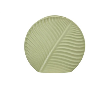 Vase - grün - Porzellan - 25,5 cm - 23,5 cm - 7 cm | Möbel Kraft