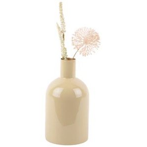 Vase Ivy Flasche gerade Eisen Emaille Moosgrün