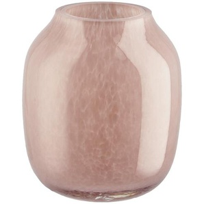 Vase ¦ rosa/pink ¦ Glas ¦ Maße (cm): H: 11,5  Ø: 10