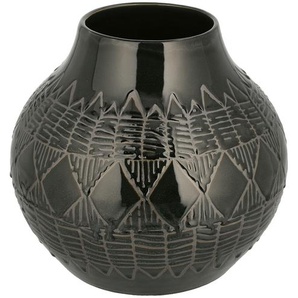 Vase | schwarz | Steingut | 27 cm | [30.5] |