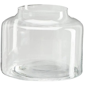 HOME STORY Vase ¦ transparent/klar ¦ Glas ¦ Maße (cm): H: 16  Ø: 21