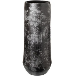 Vase, Schwarz, Weiß, Keramik, 50 cm, zum Stellen, Dekoration, Vasen, Keramikvasen