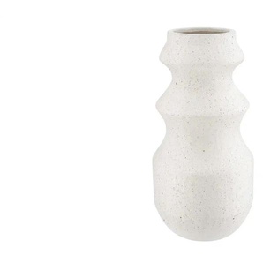 Vase - weiß - Steinzeug - 29,7 cm - [15.0] | Möbel Kraft