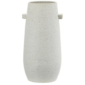 Vase - weiß - Steinzeug - 31,3 cm - [15.7] | Möbel Kraft