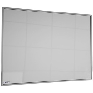 VASNER Infrarotheizung Zipris S 700 Heizkörper 700 W, Spiegelheizung mit Titan-Rahmen Gr. H/T: 60 cm x 2,5 cm, 700 W, grau