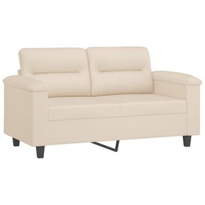 Vidaxl - 2-Sitzer-Sofa Beige 120 cm Mikrofasergewebe