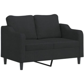 Vidaxl - 2-Sitzer-Sofa Schwarz 120 cm Stoff