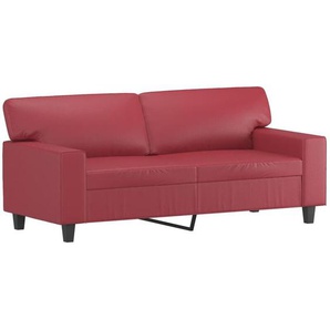 Vidaxl - 2-Sitzer-Sofa Weinrot 140 cm Kunstleder