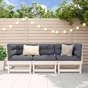 Vidaxl 3-Tlg. Garten-Lounge-Set Massivholz Kiefer 2