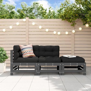 Vidaxl 3-Tlg. Garten-Lounge-Set Massivholz Kiefer 6