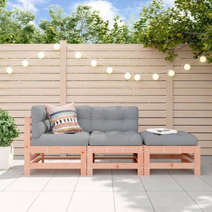 Vidaxl 3-Tlg. Garten-Lounge-Set Massivholz Kiefer 6