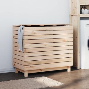 Vidaxl Laundry Basket 88.5X44x76 Cm Solid Wood Pine