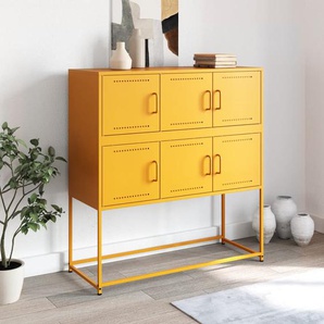 Vidaxl Sideboard 100,5x39x107 cm kaltgewalzter Stahl