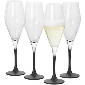 Villeroy & Boch Gläserset Manufacture Rock, Klar, Glas, 4-teilig, 260 ml, Essen & Trinken, Gläser, Gläser-Sets