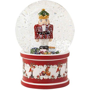 Villeroy & Boch Schneekugel Christmas Toy`s, Mehrfarbig, Glas, Keramik, 13x17x13 cm, Dekoration, Weihnachtsdekoration, Winterdeko