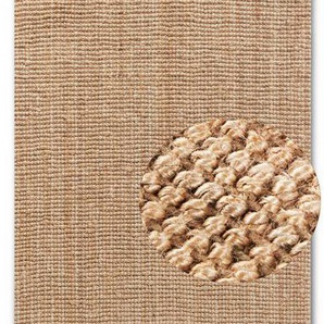 Villeroy & Boch Teppich Rosalie, rechteckig, Höhe: 10 mm, Jute, Natur, Wohnzimmer, Esszimmer, Schlafzimmer, Flur, Modern, Boho