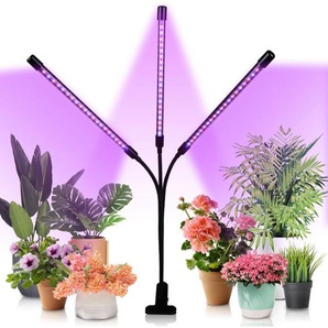 Vingo 30W Pflanzenlampe led, Dimmbar Pflanzenlicht mit Timer, Pflanzenleuchte mit Rot Blau Licht Vollspektrum Grow Lampe für Zimmerpflanzen Gemüse