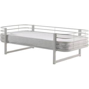 Vipack Einzelbett Oscar (Made in Europe), Metallbett mit Liegefläche 90 x 200 cm, sehr stabil gebaut