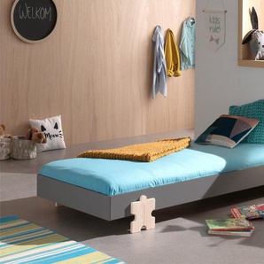 Vipack Kinderbett Modulo (Made in Europe), Jugendbett, Einzelbett, Stapelbett mit Füßen in Puzzleoptik