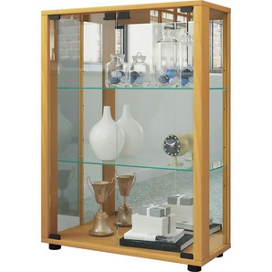 Vitrine ¦ holzfarben ¦ Maße (cm): B: 60 H: 80