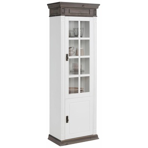 Vitrine HOME AFFAIRE Vinales Schränke weiß (weiß/wengefarben) Höhe 196 cm