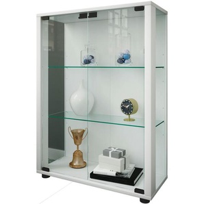 Vitrine ¦ weiß ¦ Maße (cm): B: 60 H: 80