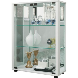 Vitrine - weiß - Materialmix - 60 cm - 80 cm | Möbel Kraft