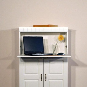 VOGL Möbelfabrik Sekretär HANS, Schreibtisch, kompakter PC-Schrank im Landhausstil, Breite 78 cm, Made in Germany